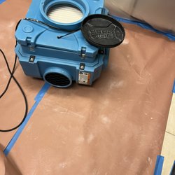 Gforce Restoration - Air scrubbers with HEPA fillers will purify the air of any hazardous spores.
