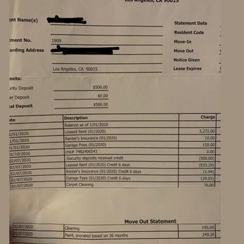 717 Olympic - Excessive cleaning charges - Apartments Near Me - Los Angeles, California