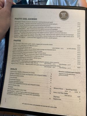 Menu photo 5 Piero's PizzaVino Palm Desert, CA