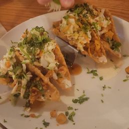 Chicken Wonton Tacos