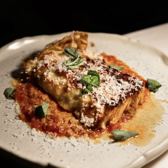 Alora - IG @annette.chew - 'Nduja Lasagna - Mediterranean Near Me - San Francisco, California