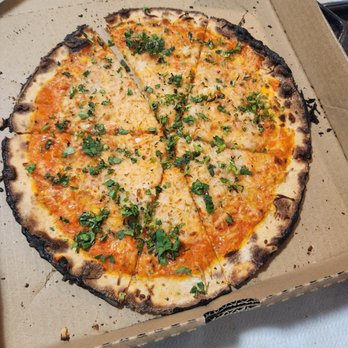 800° Woodfired Kitchen - My small paper thin if you call this pizza, pizza - Pizza Near Me - Hollywood, California 800° Woodfired Kitchen - My small paper thin if you call this pizza, pizza - Pizza Near Me - Hollywood, California