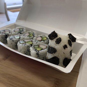 The Goblin - California Roll with little eatable panda - Japanese Near Me - Clinton Township, Michigan The Goblin - California Roll with little eatable panda - Japanese Near Me - Clinton Township, Michigan