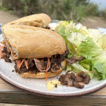 Viewpoint Brewing - Korean steak sandwich - Breweries Near Me - Del Mar, California Viewpoint Brewing - Korean steak sandwich - Breweries Near Me - Del Mar, California