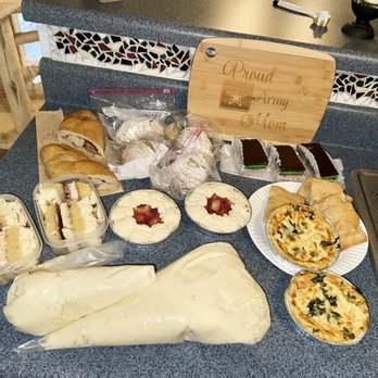 Utica bakery - Rum cake slices, Swiss & spinach quiche, mini strawberry pies, rainbow cookies, meatball parm stuffed bread, sflogliatelle & cannoli cream. - Bakeries Near Me - Apex, North Carolina Utica bakery - Rum cake slices, Swiss & spinach quiche, mini strawberry pies, rainbow cookies, meatball parm stuffed bread, sflogliatelle & cannoli cream. - Bakeries Near Me - Apex, North Carolina
