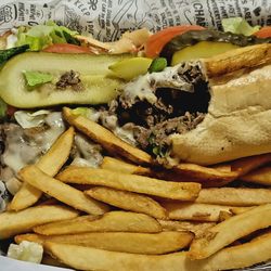 Charleys Cheesesteaks - Cheesesteak,fries