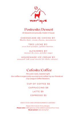 Menu photo 2 Warique Belleville, NJ