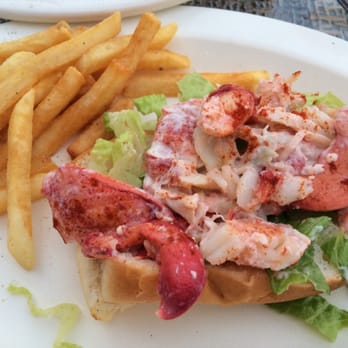 The Upper Deck - Lobster Roll! - New American Near Me - Southwest Harbor, Maine