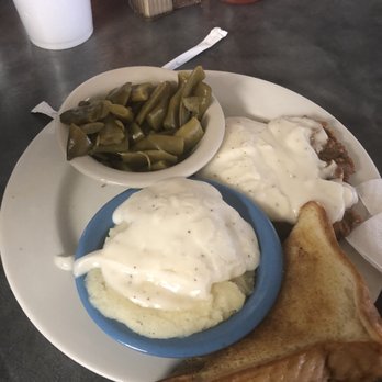 Roberts Drive-In - Chicken Fried Steak with 2 sides, toast and med drink - American Near Me - Altus, Oklahoma Roberts Drive-In - Chicken Fried Steak with 2 sides, toast and med drink - American Near Me - Altus, Oklahoma