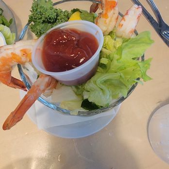 Monument Inn - shrimp cocktail with cocktail sauce, not all shrimp were shelled nor deveined - Seafood Near Me - La Porte, Texas Monument Inn - shrimp cocktail with cocktail sauce, not all shrimp were shelled nor deveined - Seafood Near Me - La Porte, Texas