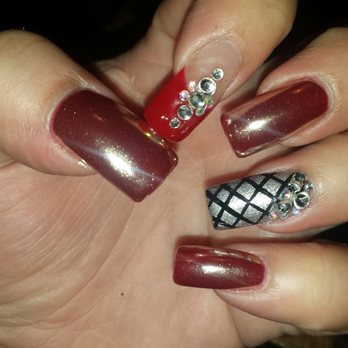Designs Nails - Design Nails - Mary. Chrome powder w/ other designs. - Nail Salons Near Me - Palatine, Illinois Designs Nails - Design Nails - Mary. Chrome powder w/ other designs. - Nail Salons Near Me - Palatine, Illinois