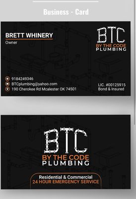 By The Code Plumbing Logo
