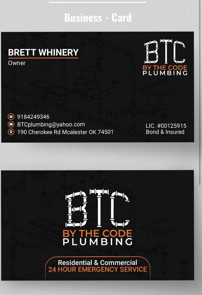 Slide of By The Code Plumbing