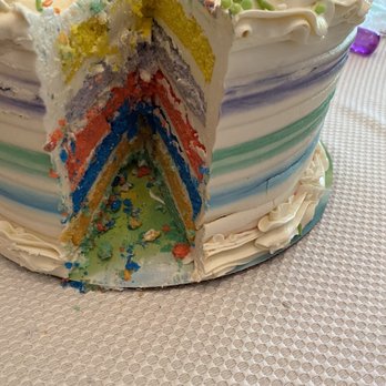 Mandelbrok's - Inside the rainbow cake - Bakeries Near Me - Meadville, Pennsylvania Mandelbrok's - Inside the rainbow cake - Bakeries Near Me - Meadville, Pennsylvania