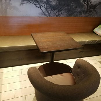 Starbucks - Seating on the back wall; about 4 or 5 of these 2 seater tables - Coffee & Tea Near Me - Houston, Texas Starbucks - Seating on the back wall; about 4 or 5 of these 2 seater tables - Coffee & Tea Near Me - Houston, Texas