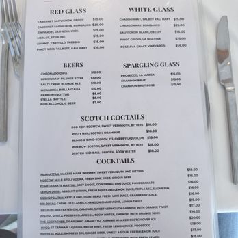 Milan - Drink menu - Italian Near Me - San Jose, California Milan - Drink menu - Italian Near Me - San Jose, California