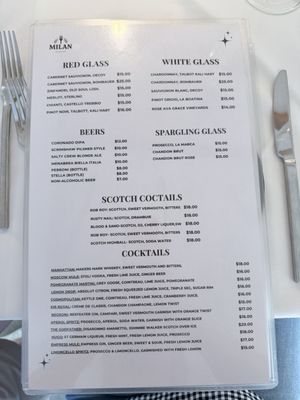 Menu photo 1 Milan San Jose, CA Menu photo 1 Milan San Jose, CA