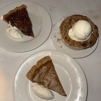 Keens Steakhouse - Pumpkin pie, pecan pie & apple crisp - Steakhouses Near Me - New York, New York Keens Steakhouse - Pumpkin pie, pecan pie & apple crisp - Steakhouses Near Me - New York, New York