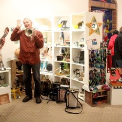Margo's Pottery and Fine Crafts - One of our musical evenings in December.....