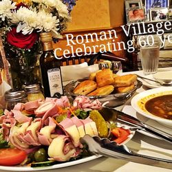 Roman Village Cucina Italiana - Antipasto Salad, Famous Bread and Minestrone Soup