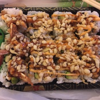 Wasabi Sushi - Crunch shrimp roll (12 piece) - Sushi Bars Near Me - Pineville, North Carolina Wasabi Sushi - Crunch shrimp roll (12 piece) - Sushi Bars Near Me - Pineville, North Carolina