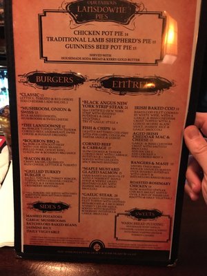 Menu photo 7 The Lansdowne Pub Uncasville, CT