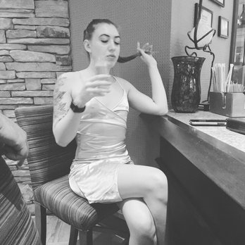 Aqueous - One of my girlfriends at the bar - New American Near Me - Farmington, Pennsylvania
