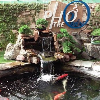 Pho Tre Bien - Nice garden and pond - Vietnamese Near Me - El Paso, Texas