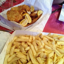 Off the Hook - Take away - fish and chips from off the hook - yum