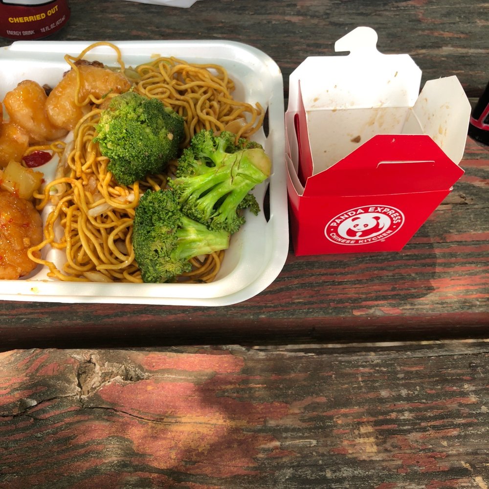 Panda Express - The massive amount of broccoli they shoved in the box - Fast Food Near Me - Douglasville, Georgia