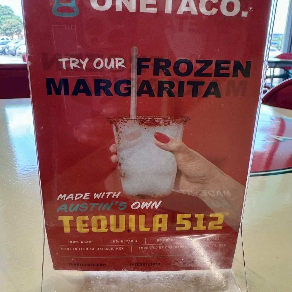 Margarita signage Margarita signage