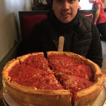 Giordano's - SMALL deep dish pizza (about a 30 minute wait for the pizza) - Pizza Near Me - Rosemont, Illinois Giordano's - SMALL deep dish pizza (about a 30 minute wait for the pizza) - Pizza Near Me - Rosemont, Illinois