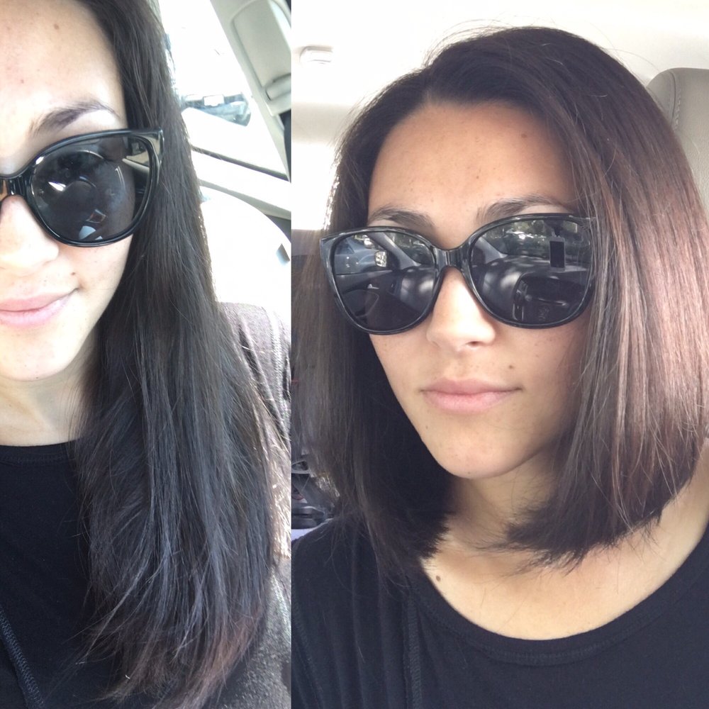 Edward Johnson Salon - Before and after. Stylist: Kelly. - Hair Salons Near Me - Norfolk, Virginia