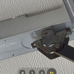 Calhouns Garage Door Service - bracket no new and not secured