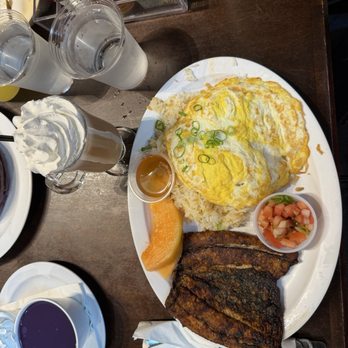 Ludi's Restaurant & Lounge - Hubby's food! Chicken silog - American Near Me - Seattle, Washington