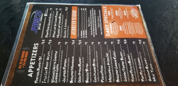 Menu photo 3 Jersey Pub & Grill Milwaukee, WI Menu photo 3 Jersey Pub & Grill Milwaukee, WI