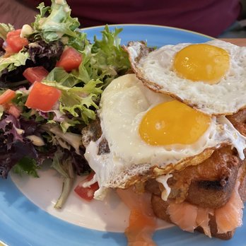 Frenchies Cafe - Salmon croqhe - French Near Me - Key West, Florida