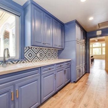 Altech Design & Construction - Colorful laundry cabinetry - General Contractors Near Me - Granite Bay, California