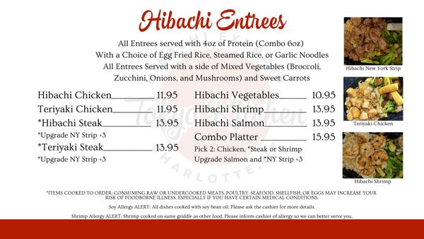 Menu photo 2 Tokyo Kitchen Charlotte, NC Menu photo 2 Tokyo Kitchen Charlotte, NC