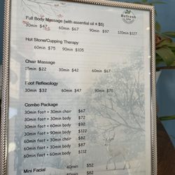 Refresh Spa - Updated Prices