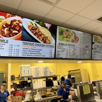Miyabi Jr - Menu board and beautiful crew - Sushi Bars Near Me - Fayetteville, North Carolina Miyabi Jr - Menu board and beautiful crew - Sushi Bars Near Me - Fayetteville, North Carolina
