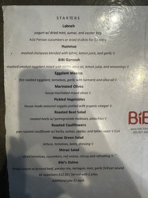 Menu photo 4 BiBi Kirkland, WA Menu photo 4 BiBi Kirkland, WA