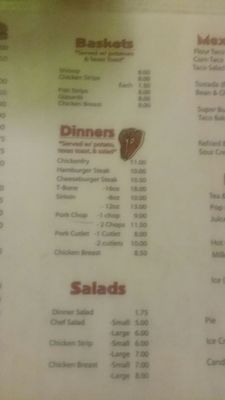Menu photo 4 Judy's Jetmore, KS