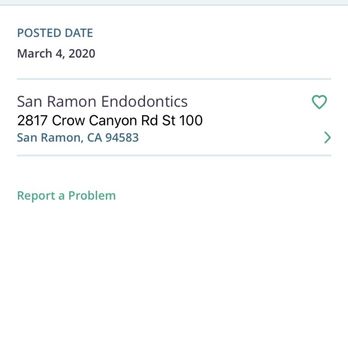 San Ramon Endodontics - Here is the portion that was paid by my carecredit. Not covered by Delta dental - Endodontists Near Me - San Ramon, California