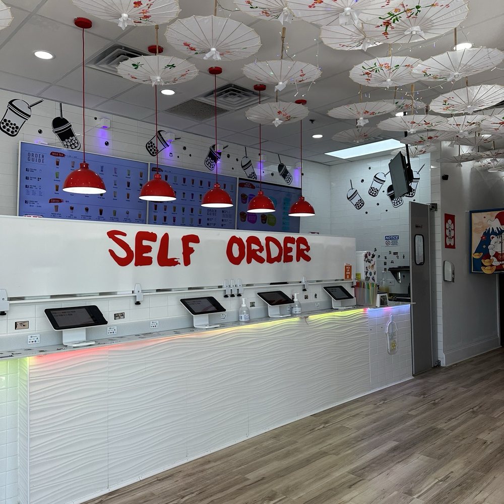Interior self order kiosks