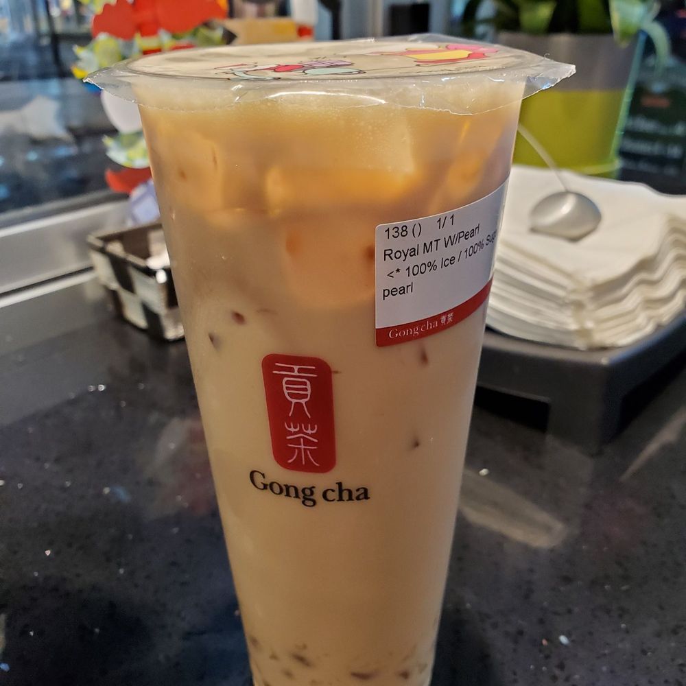 Royal Milk Tea with pearls