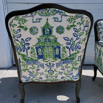 HS Interiors - Reupholstered chair - Furniture Reupholstery Near Me