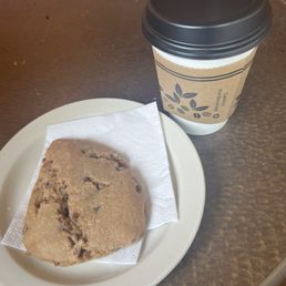 Cinnamon scone + chai latte Cinnamon scone + chai latte