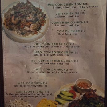 Thien Huong Restaurant - Menu as of 20 March 2026 - Vietnamese Near Me - Los Angeles, California