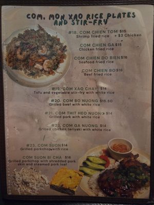 Menu photo 5 Thien Huong Restaurant Los Angeles, CA